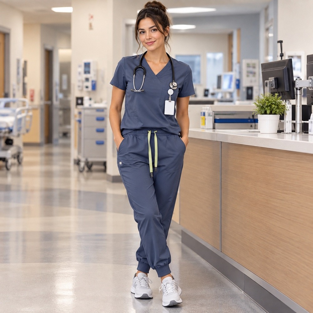 FIGS Technical Collection XS Jogger Scrub Pants Drawstring Ankle Cuffs